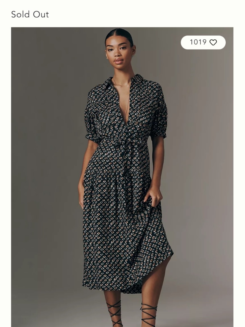 Anthropologie Utilitie Pocket Shirt Dress